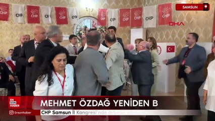 CHP Samsun İl Kongresi'nde arbede yaşandı
