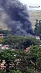 Incêndio atinge frigorífico em Sabará