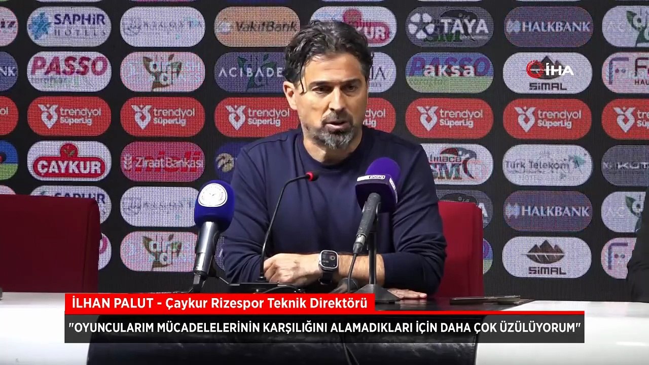 İlhan Palut: Mücadelenin karşılığını alamadık