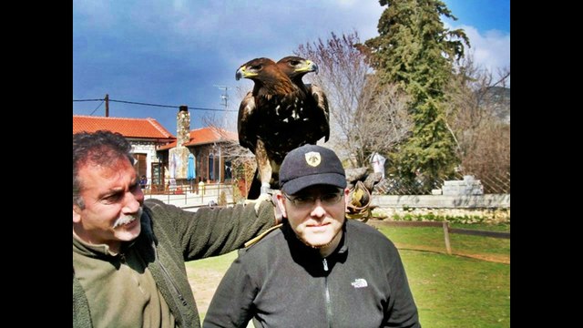 Ποδηλάτες της Δράμας στο πάρκο αρπακτικών πτηνών στην Αγορά Δράμας