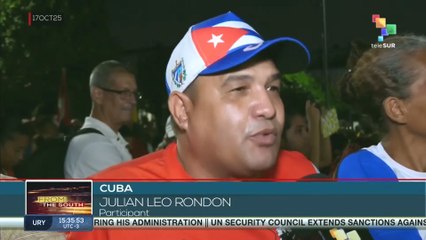 Cuba | Havana residents expressed their solidarity with Venezuela