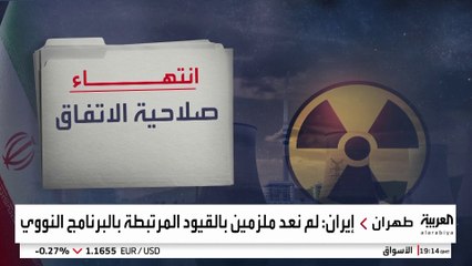 إيران تعلن انتهاء العمل بالاتفاق النووي الموقع في 2015.. ماذا يعني؟