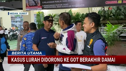 Kasus Lurah Didorong ke Got di Medan Berakhir Damai, Laporan ke Polisi Dicabut