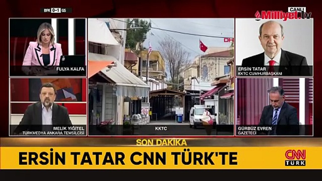Ersin Tatar CNN Türk'e konuk oldu: Türkiye 'Kıbrıs'tan çıksın' isteniyor