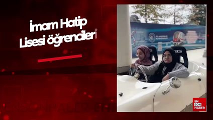 İmam Hatip Lisesi öğrencileri tarafından tasarlanan 'Firuze'ye büyük ilgi