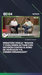 Sebastián Videla: “Bolivia y Chile deben actuar con decisión contra el robo de vehículos y el crimen organizado”