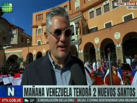 171 niños de El Sistema de Orquestas desde el Monte Sacro rinden honor a nuestros primeros Santos