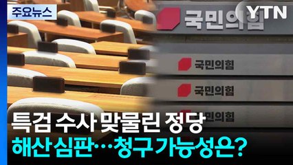 특검 수사 맞물린 정당 해산 심판...청구 가능성은? / YTN