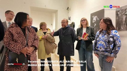 Teramo: INAUGURATA ALL'ARCA LA SALA MARIA ASSUNTA MAGLIANI FORMISANI