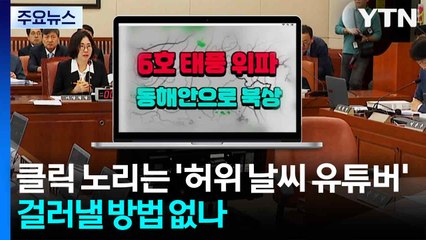 클릭 노리는 '허위 날씨 유튜버'...걸러낼 방법 없나 / YTN