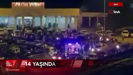 Mersin'de düğün salonu önünde babasıyla tartışan şahıslara ateş etti