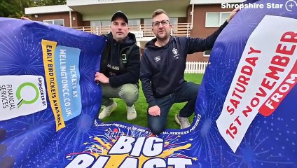 Wellington Cricket Club get ready for the Big Blast firework display