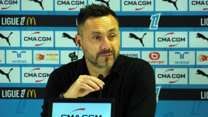 De Zerbi : « Être en tête après cette journée n'est pas très important » - Foot - Ligue 1