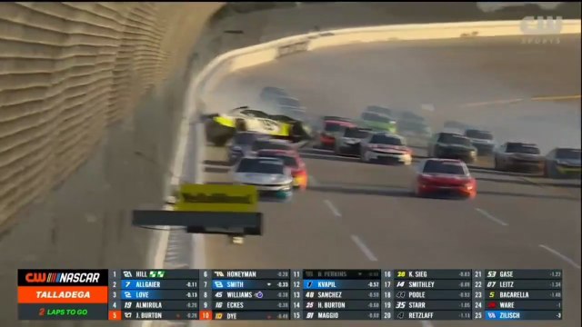 NASCAR Xfinity 2025 Talladega 2 Almirola Dye Big Crashes