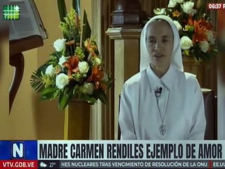 Especial | Conozca cuál fue el primer milagro de nuestra primera Santa Carmen Rendiles