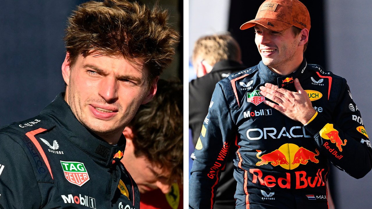 Max Verstappen celebra haber logrado la pole position en el GP de Estados Unidos en Austin