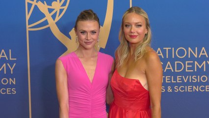 Hayley Erin and Melissa Ordway 2025 Daytime Emmy Awards Red Carpet