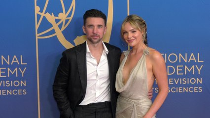 Billy Flynn and Cait Fairbanks 2025 Daytime Emmy Awards Red Carpet