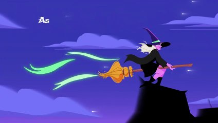 "When the Witch Takes Flight — Magic Fills the Night!"