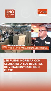 ¿Se puede ingresar con celulares a los recintos de votación? Esto aclaró el TSE
