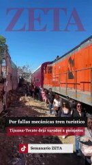 Por fallas mecánicas tren turístico Tijuana-Tecate deja varados a pasajeros