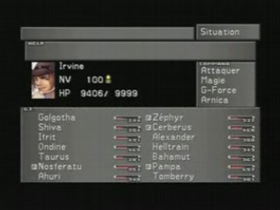 ingame Final Fantasy VIII "Petite balade"