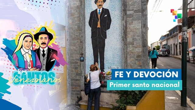 Fieles venezolanos honran a José Gregorio Hernández en emotiva procesión