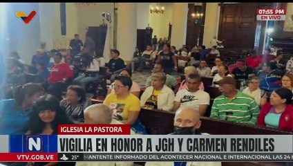 Vpdta. Delcy Rodríguez se une a vigilia en honor a José Gregorio Hernández y Madre Carmen Rendiles