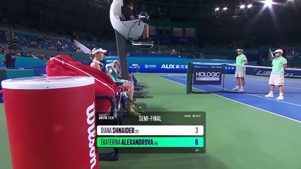 Ekaterina Alexandrova VS Diana Shnaider | WTA Highlights | Semifinal | Ningbo 2025