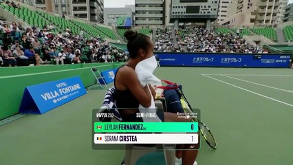 Leylah Fernandez VS Sorana Cirstea | WTA Highlights | Semifinal | Osaka 2025