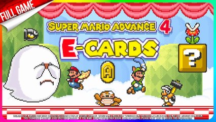 Super Mario Advance 4: e-Card Levels [a.k.a. World E] (GBA - US) Longplay