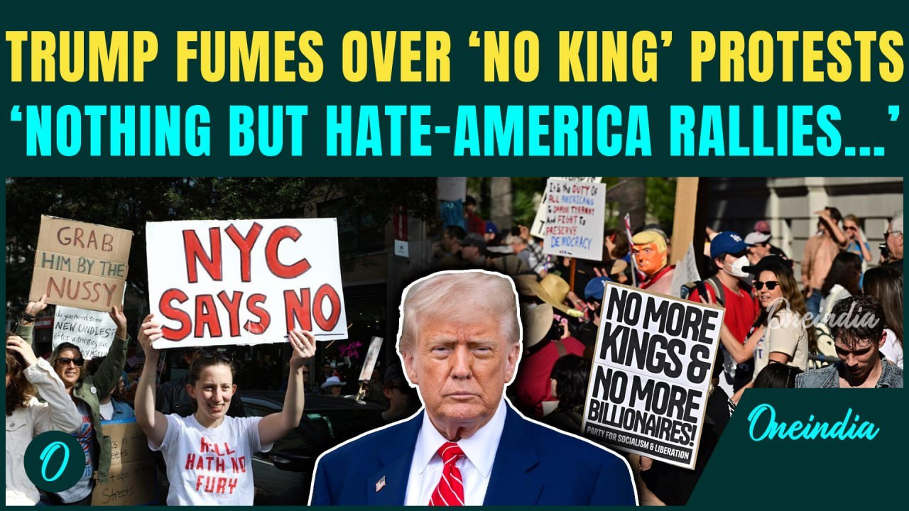 Trump’s FINAL Ultimatum To ‘NO KING’ Protesters: Mass Protests Labeled ‘Hate America’ Rallies