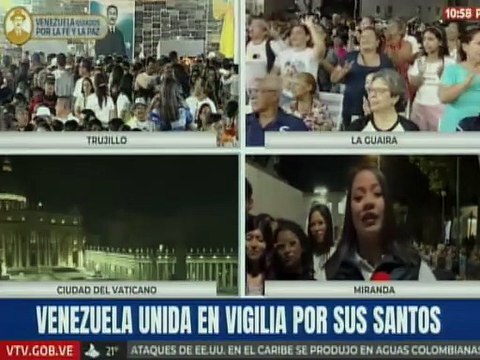Miranda | Juventud en vigilia celebra la canonización de Dr. José Gregorio Hernández y Carmen Rendiles