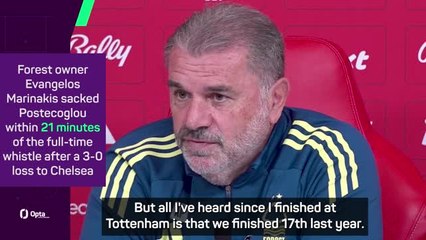 'I just don't fit' - Postecoglou sacked by Nottingham Forest