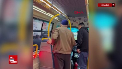 Kağıthane’de minibüs şoföründen meslektaşına tekme tokat saldırdı