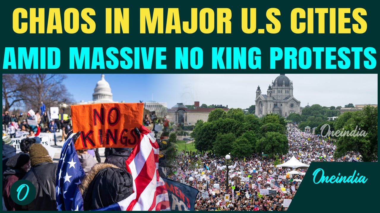 VIDEO: Chaos Erupts Across Major U.S. Cities Following Mass 'No King' Protests | Trump Mocks Rallies