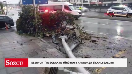 Büyükçekmece'de aydınlatma direğine çarpan minibüs devrildi: 2 yaralı