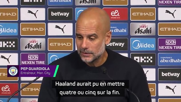 Guardiola : On ne peut pas se reposer que sur Haaland...