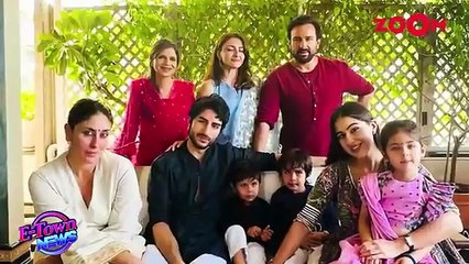 Ibrahim Ali Khan's Cute Diwali Pics with Taimur and Jeh Internet Calls It the Most Adorable Trio!