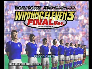 World Soccer Jikkyou Winning Eleven 3 Final Ver. online multiplayer - psx