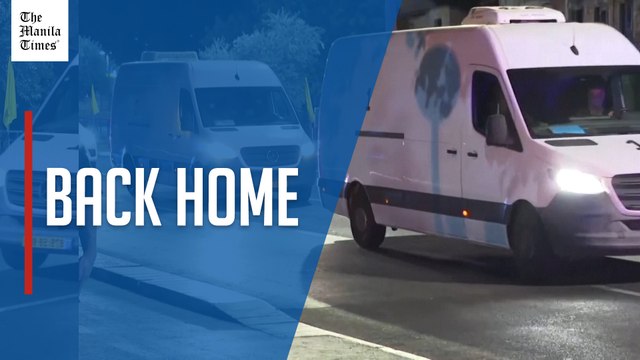 Convoy carrying bodies of deceased hostages arrives in Tel Aviv