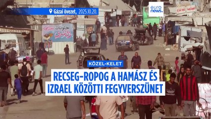 Recseg-ropog a gázai tűzszünet, Trump a Hamász eltörlésével fenyegetőzik