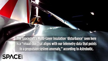 Damaged Peregrine Moon Lander Beams Back Photo