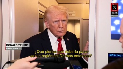 Donald Trump propone que Ucrania ceda territorio a Rusia para lograr la paz