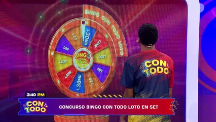 Brayan Valladares ganó 30 mil lempiras en el Bingo Con Todo en set