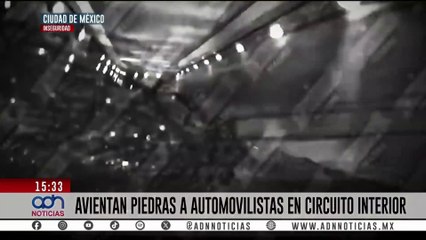 Automovilistas en CDMX denuncian asaltos con piedras en Circuito Interior ¡No te detengas!