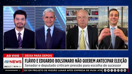 Flávio e Eduardo não querem antecipar possível sucessor de Jair Bolsonaro e cobram união da direita