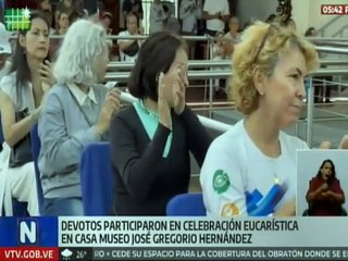 Caracas | Fieles devotos celebraron eucaristía en la Casa Museo José Gregorio Hernández