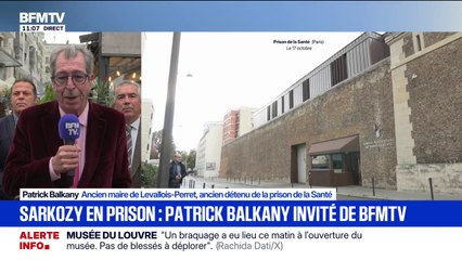 Incarcération de Nicolas Sarkozy: "Pour y être passé moi-même, c'est un choc quand on rentre à la Santé [...] mais c'est un homme solide", déclare Patrick Balkany, ancien maire de Levallois-Perret