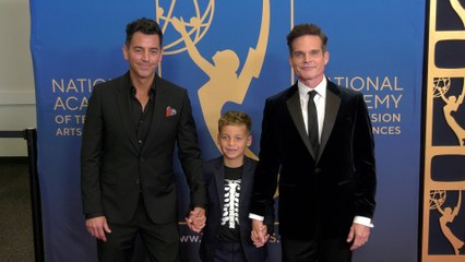 Robert Sudduth and Greg Rikaart 2025 Daytime Emmy Awards Red Carpet